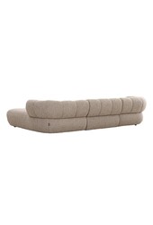 Bank New York 4-Sitzer (rechte Lounge) Sand Bouclé