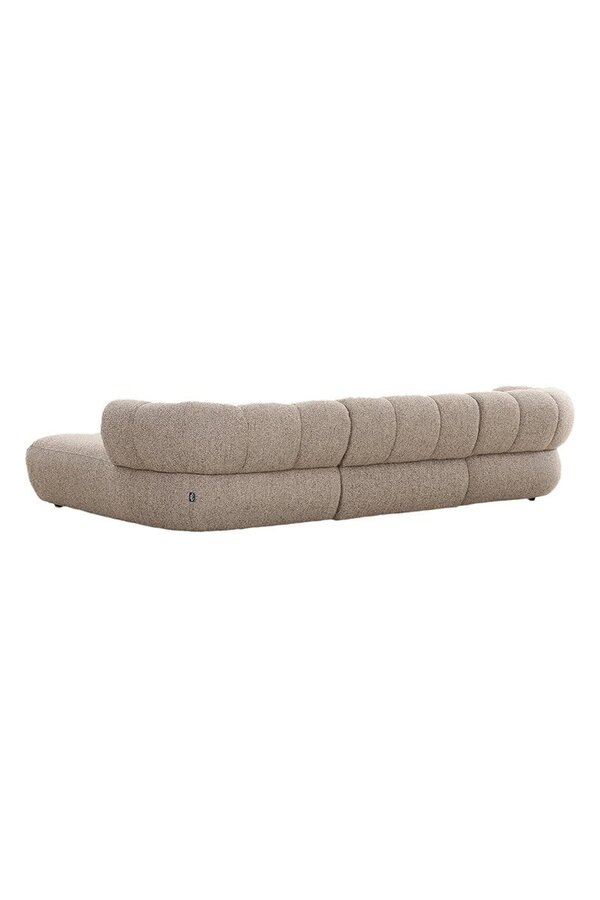 Bank New York 4-Sitzer (rechte Lounge) Sand Bouclé