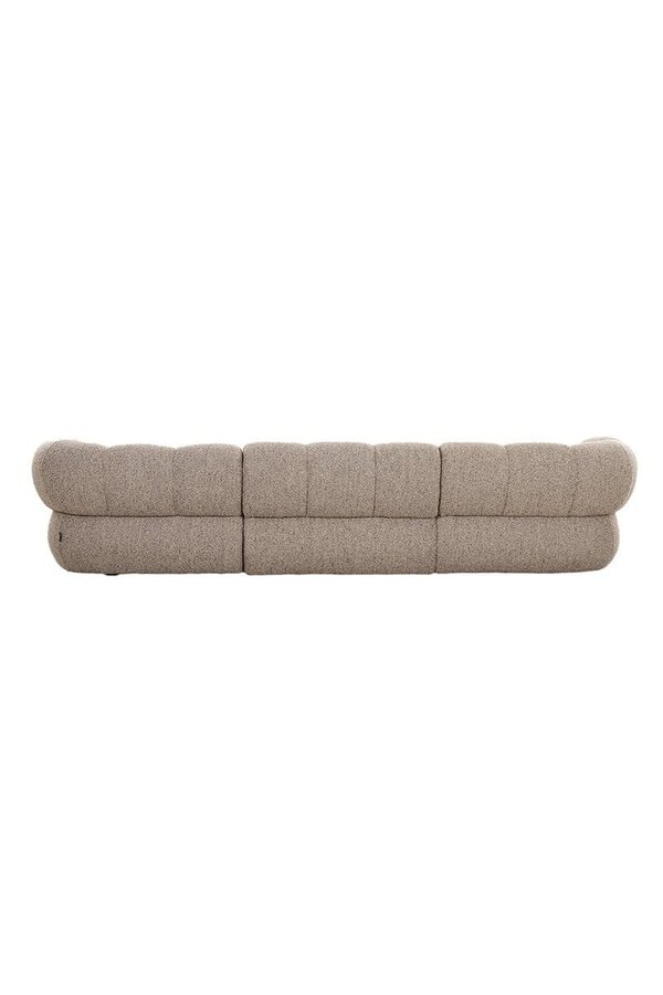 Bank New York 4-Sitzer (rechte Lounge) Sand Bouclé