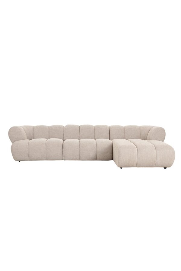 Bank New York 4-Sitzer (Rechte Lounge) Beige