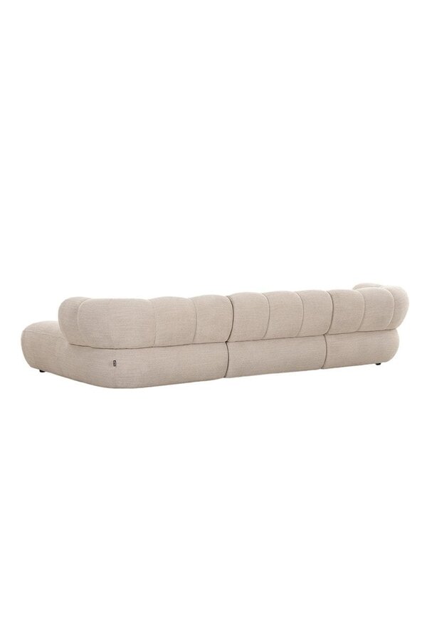 Bank New York 4-Sitzer (Rechte Lounge) Beige