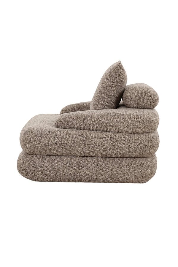 Cairo Loungesessel Sand Bouclé