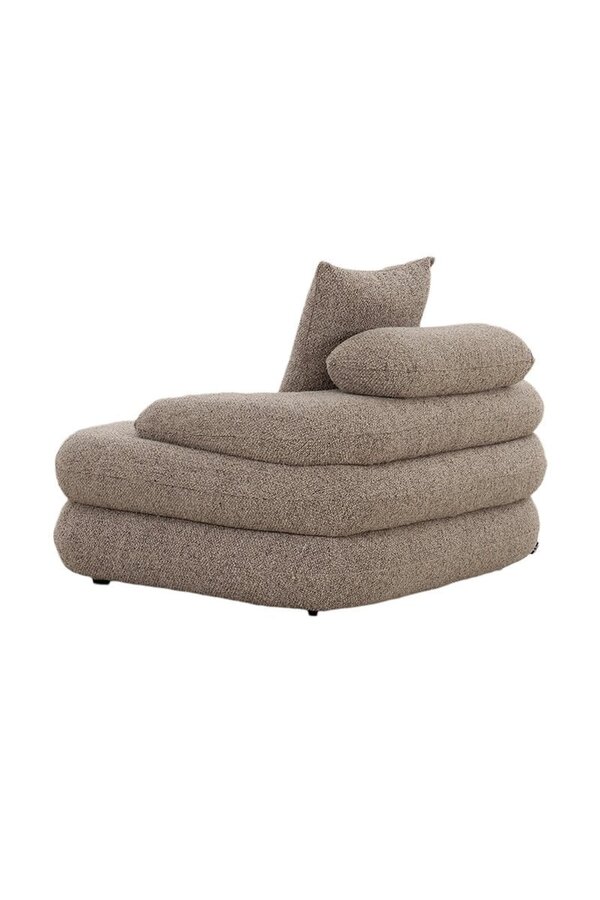 Cairo Loungesessel Sand Bouclé