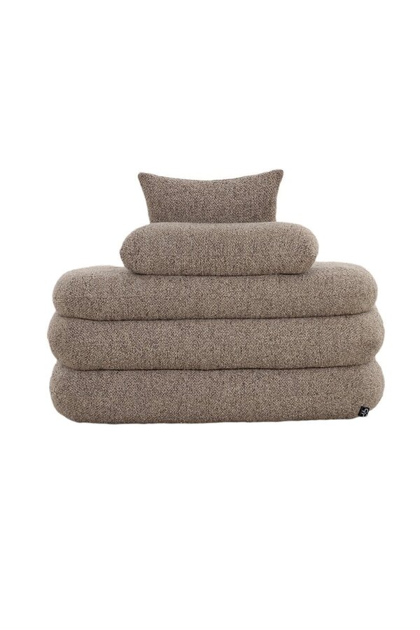 Cairo Loungesessel Sand Bouclé