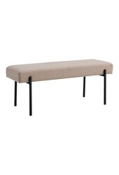 Swindon Bench – Bank, Stein mit schwarzen Beinen, 100 x 36 x 42,5 cm, HN1231