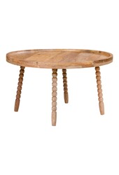 Jammu Couchtisch – Natur, Ø 60 x 35 cm