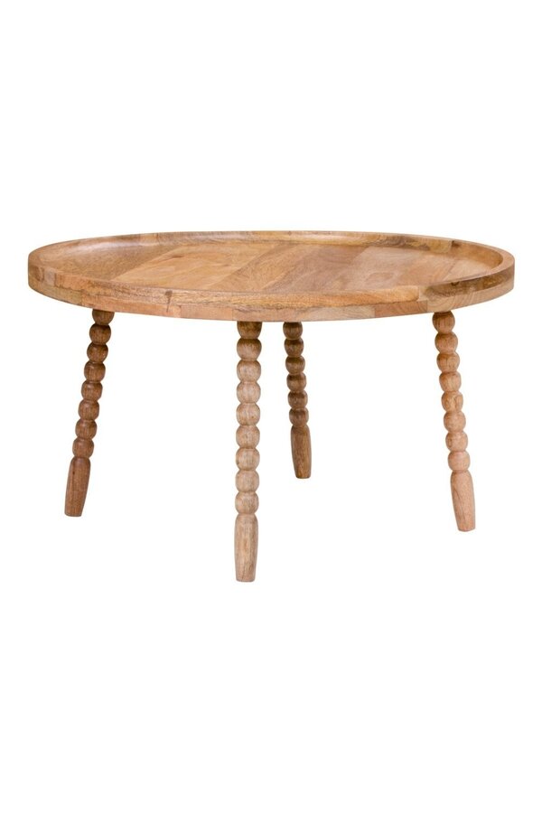 Jammu Couchtisch – Natur, Ø 60 x 35 cm
