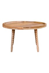 Jammu Couchtisch – Natur, Ø 60 x 35 cm