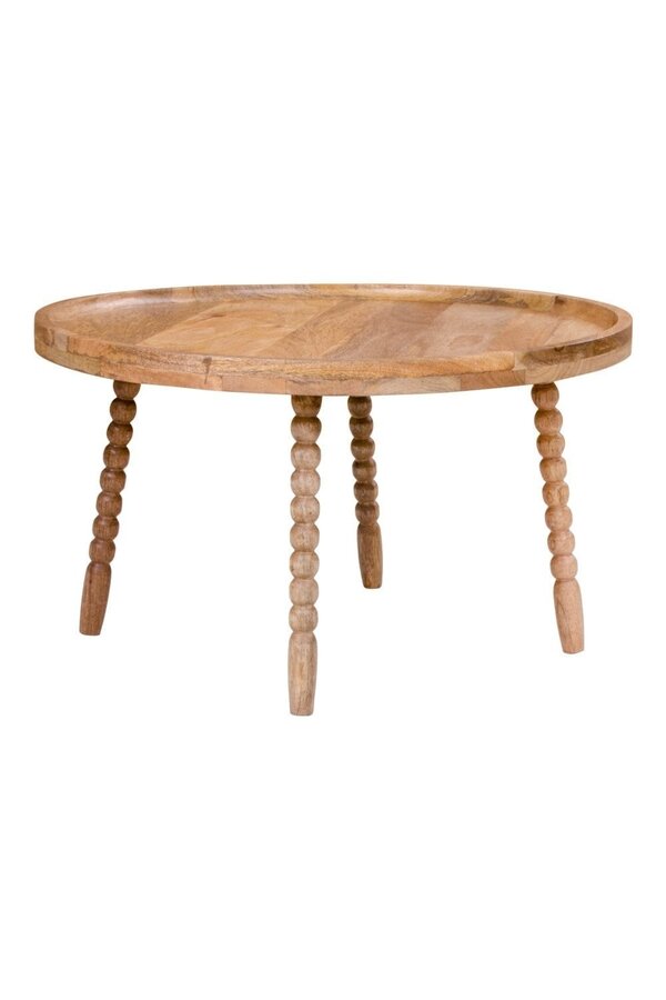 Jammu Couchtisch – Natur, Ø 60 x 35 cm