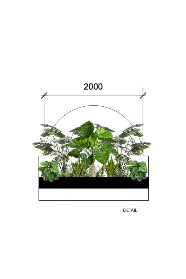 Kunstpflanzen-Pflanzpaket