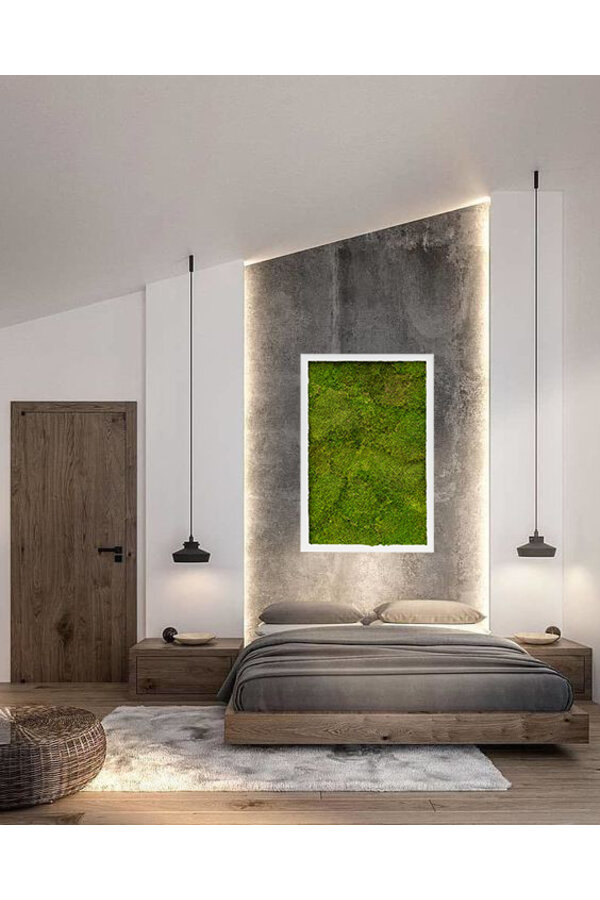 Pflanzenbild Weißer Rahmen M