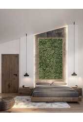Pflanzenbild Holzrahmen XXL