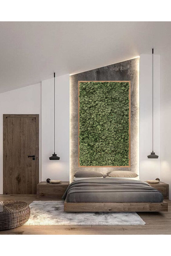 Pflanzenbild Holzrahmen XXL