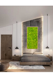 Pflanzenbild Holzrahmen L