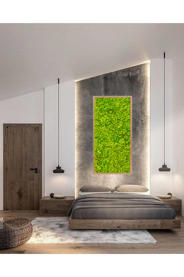 Pflanzenbild Holzrahmen L
