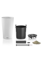 Pflanzenpaket pflanzen in Lechuza Cilindro-Töpfen