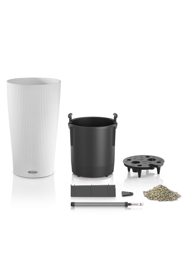 Pflanzenpaket pflanzen in Lechuza Cilindro-Töpfen