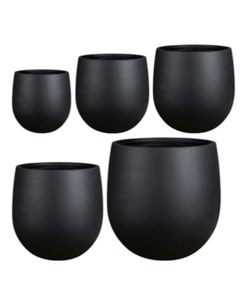 Luca Lifestyle Topfset, 5-teilig, Armin schwarz, D57, H55