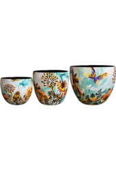 Entworfen von Lammie Pot Rose Rouge (3er-Set)