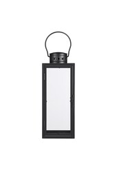 Arzilla Laterne – L14 x B13 x H35 cm – Schwarz