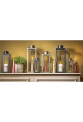 Arzilla Laterne – L14 x B13 x H35 cm – Schwarz