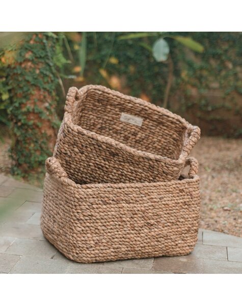 Aufbewahrungskorb TANIMBAR aus Wasserhyazinthe