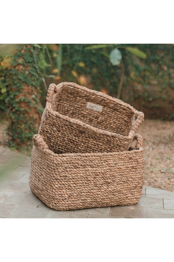 Aufbewahrungskorb TANIMBAR aus Wasserhyazinthe