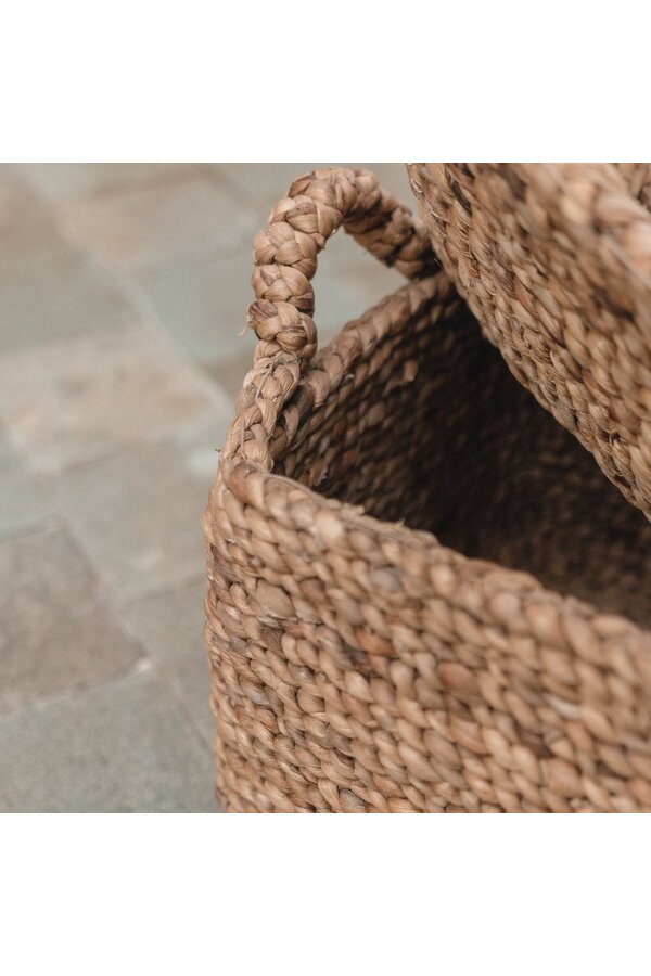 Aufbewahrungskorb TANIMBAR aus Wasserhyazinthe