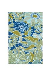 Blumenparasol – H238 x Ø220 cm – Blau