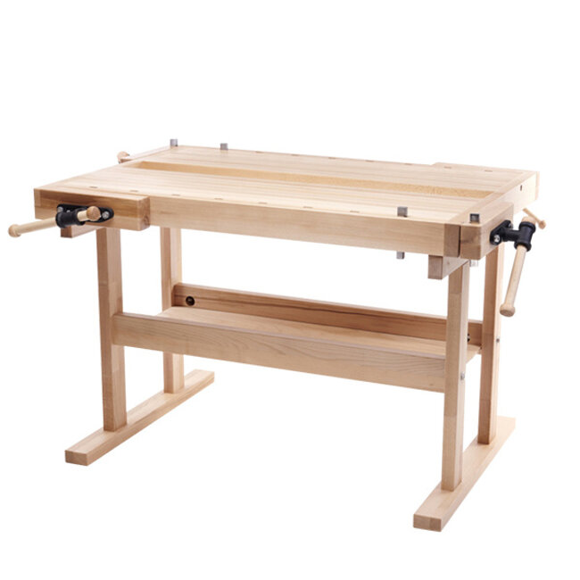 Noud houten werkbank rechthoekig