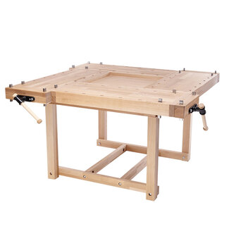 Techni Meubel Noud houten werkbank vierkant