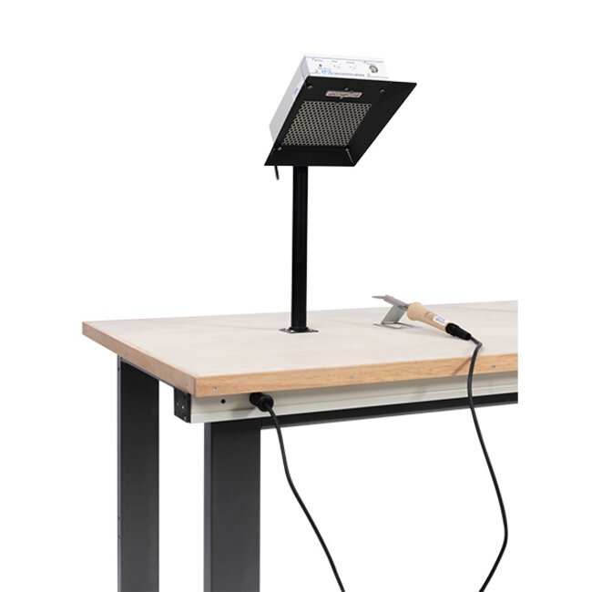 Soldeertafel met persoonlijke afzuiging rechthoek 200 x 80 cm