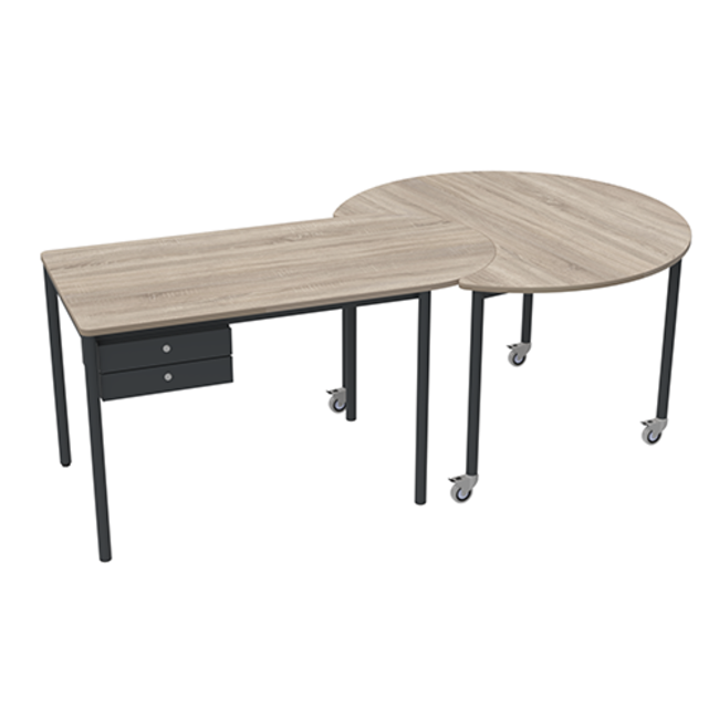 Twist rechthoekige tafel met ronding