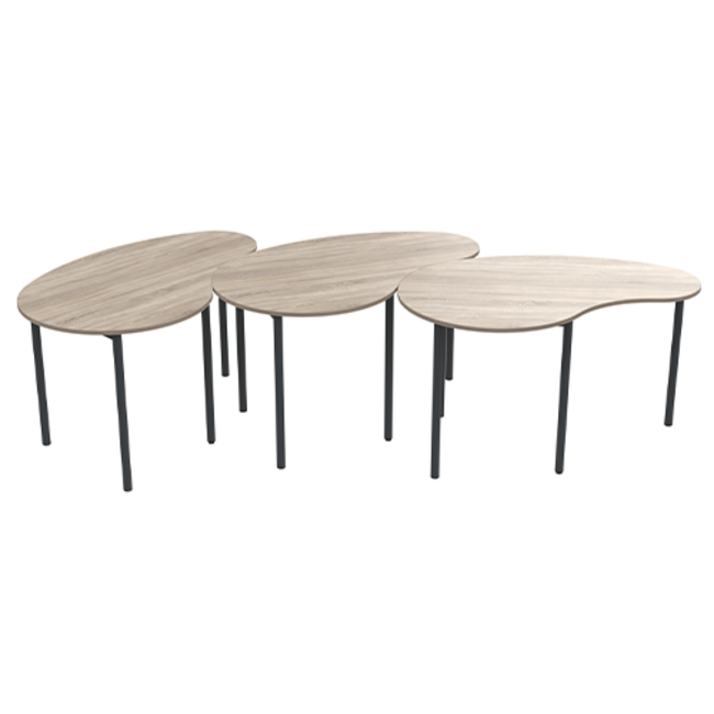 Twist Flow kidney tafel