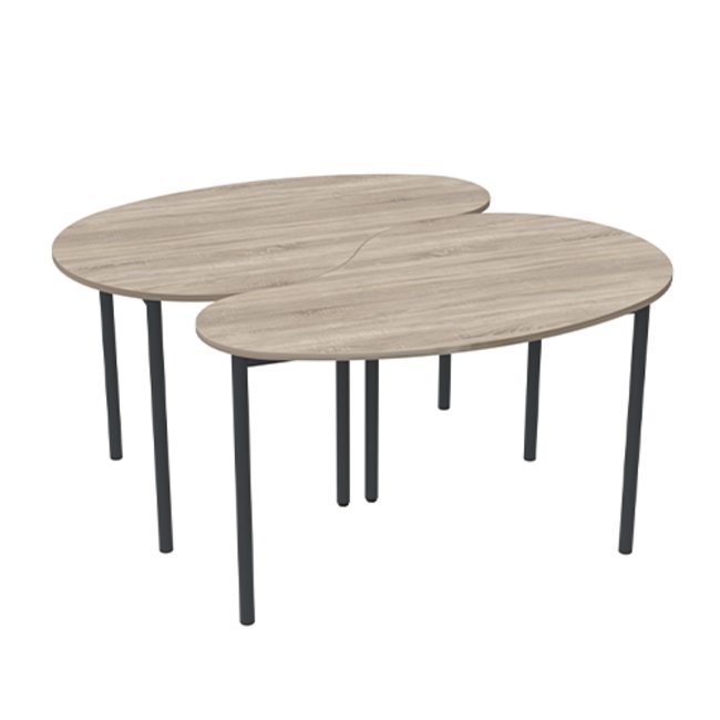 Twist Flow kidney tafel