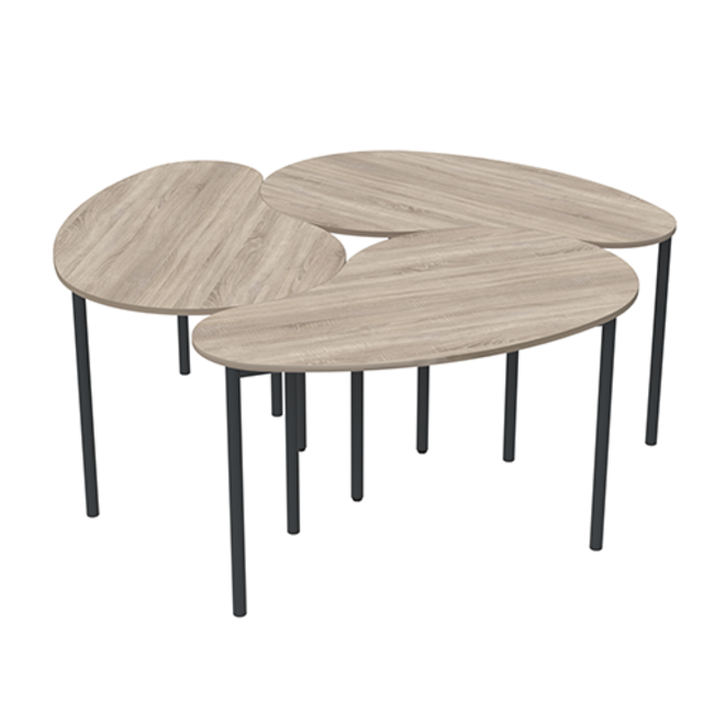 Twist Flow kidney tafel