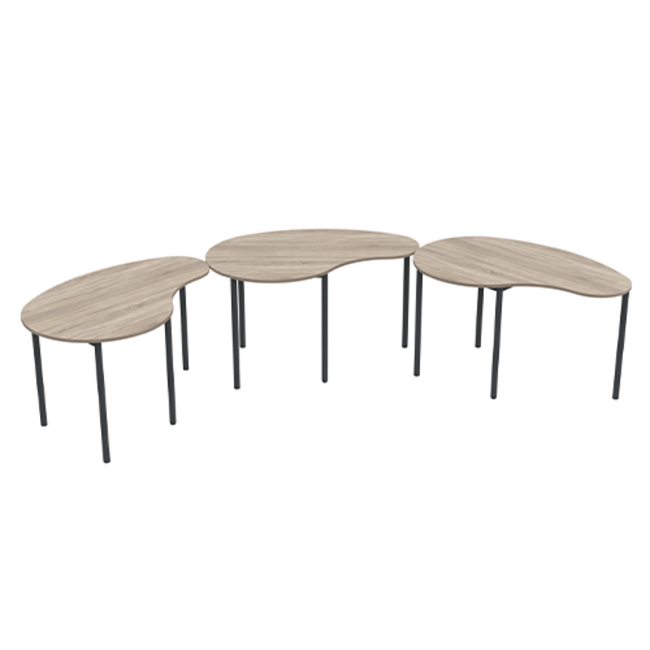 Twist Flow kidney tafel