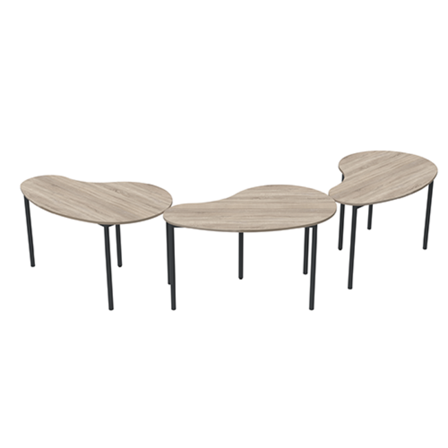 Twist Flow kidney tafel