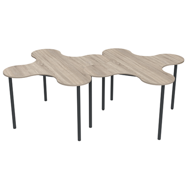 Twist Flow klaver tafel