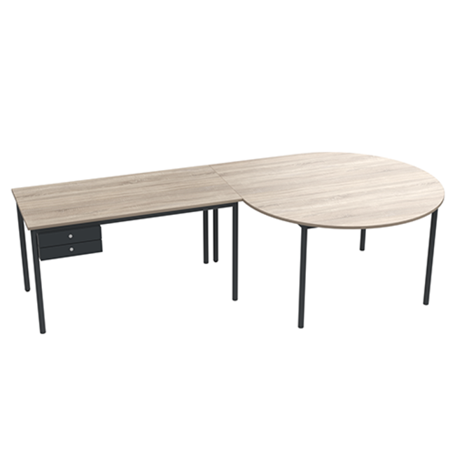 Twist Flow klaverblad tafel