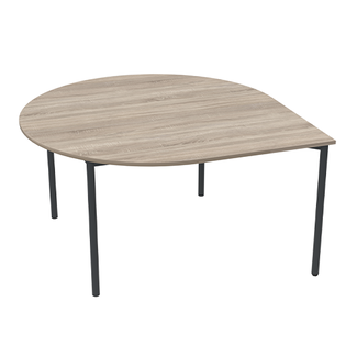BCI Projectinrichting B.V. Twist Flow klaverblad tafel