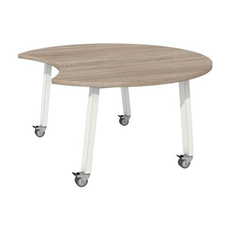 BCI Projectinrichting B.V. Fris & Stoer ronde tafel met uitsparing