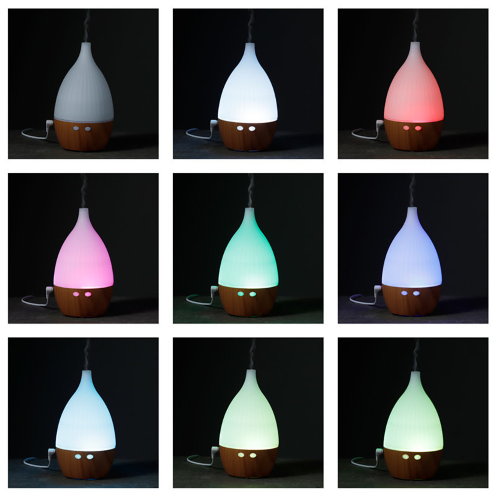 Eden geurolie Eden Radiance Nauwe Nek Kleurveranderende USB Aroma Diffuser 100ml