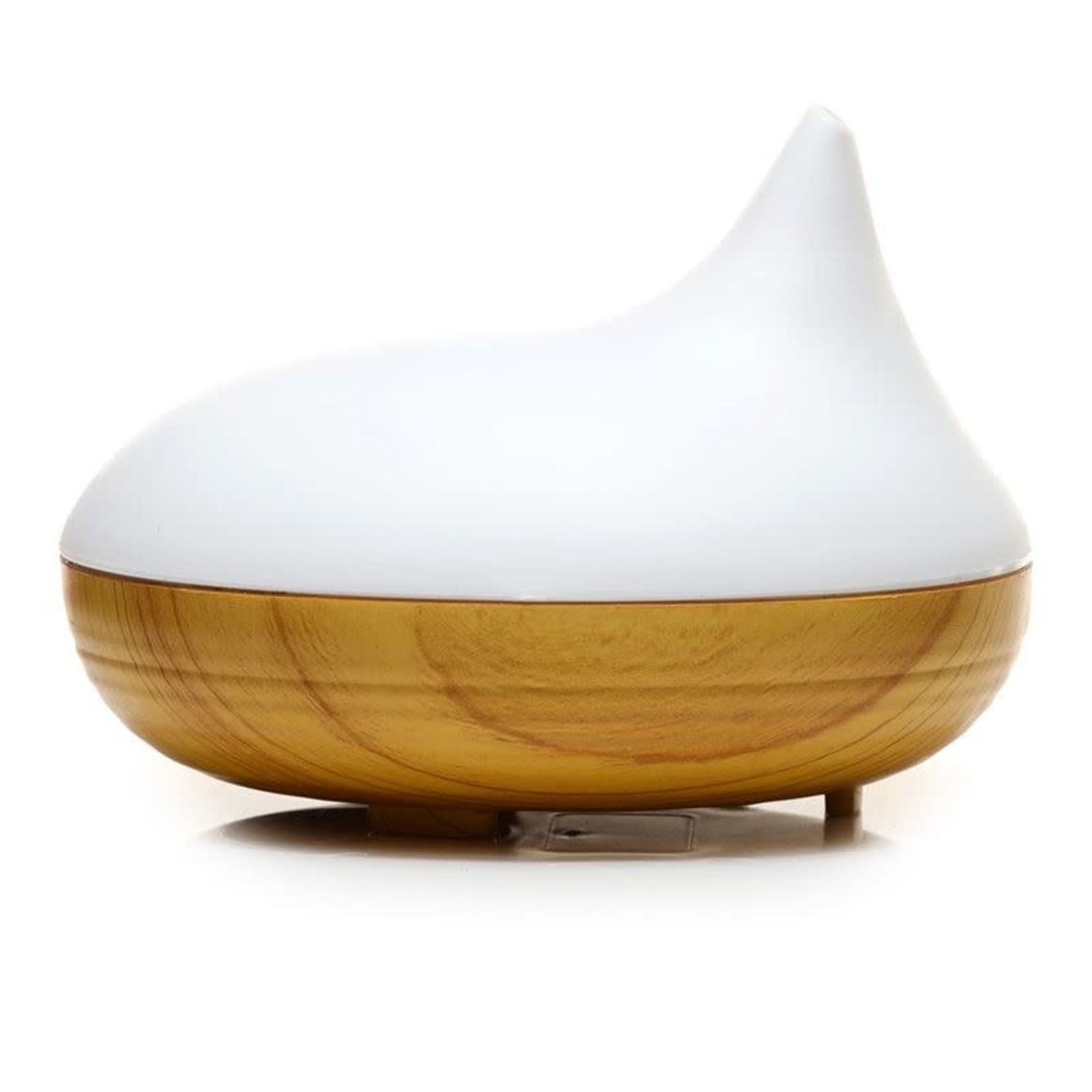 Eden geurolie Eden  Kleurveranderende Gecanneleerd Hout effect USB Aroma Diffuser 80ml