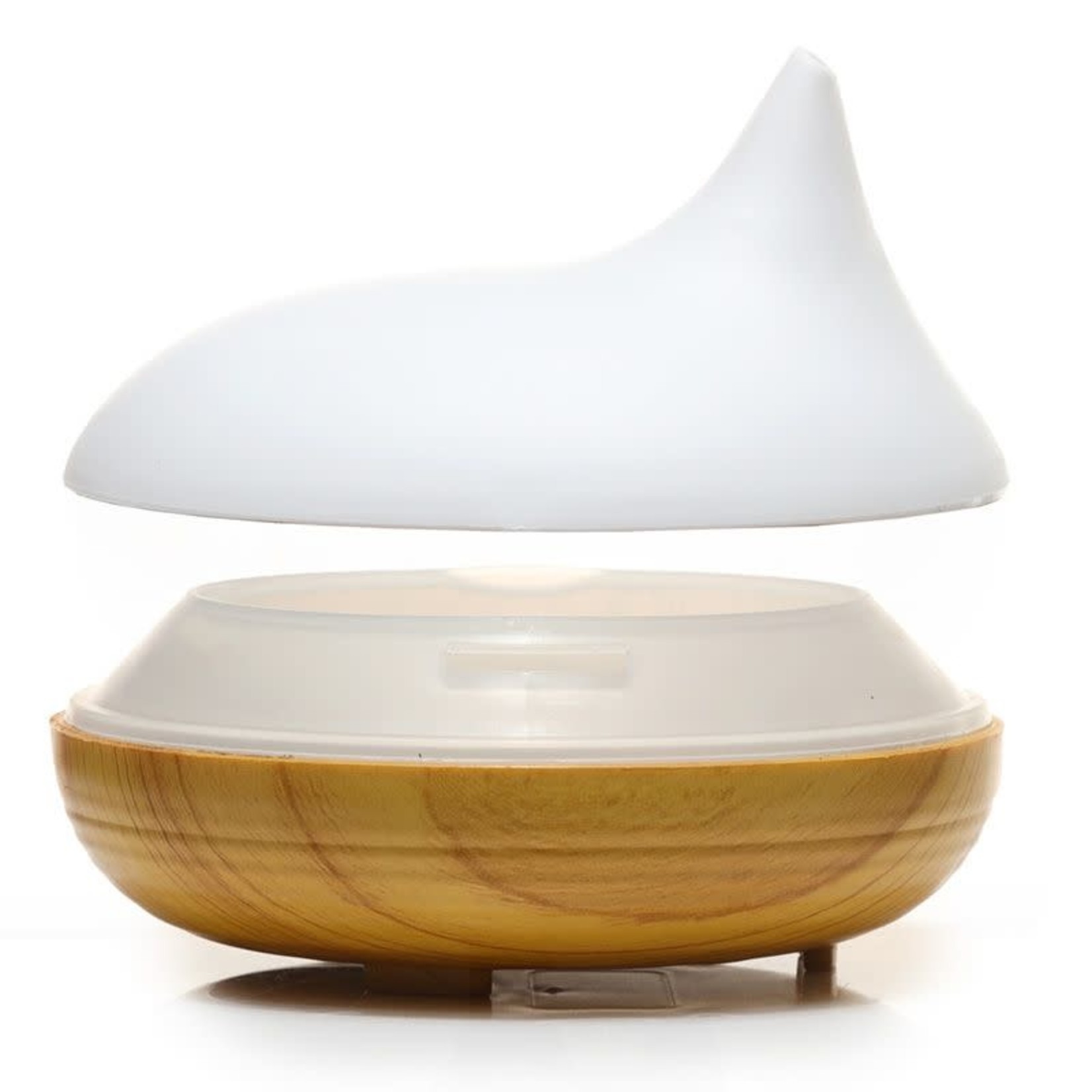 Eden geurolie Eden  Kleurveranderende Gecanneleerd Hout effect USB Aroma Diffuser 80ml