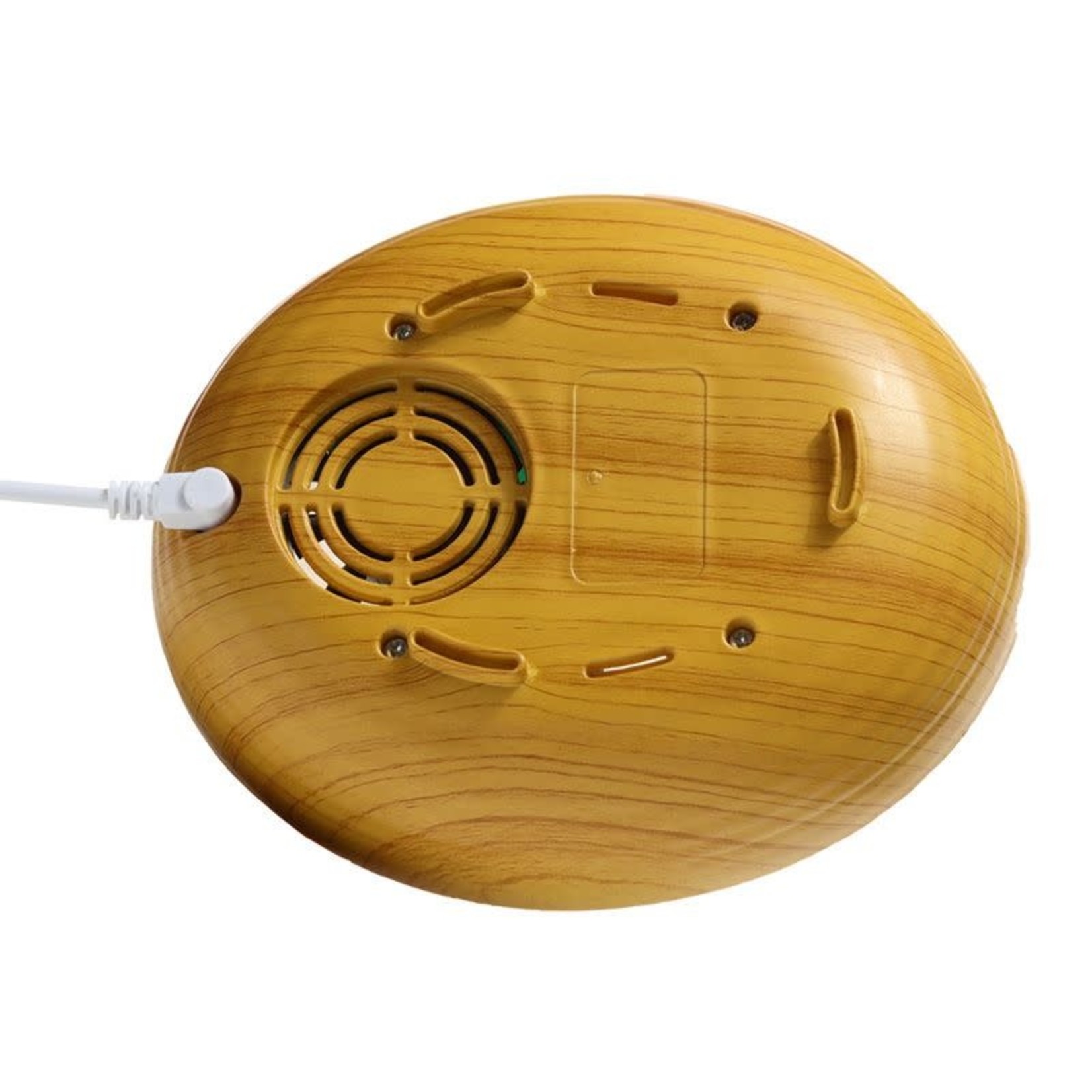 Eden geurolie Eden  Kleurveranderende Gecanneleerd Hout effect USB Aroma Diffuser 80ml