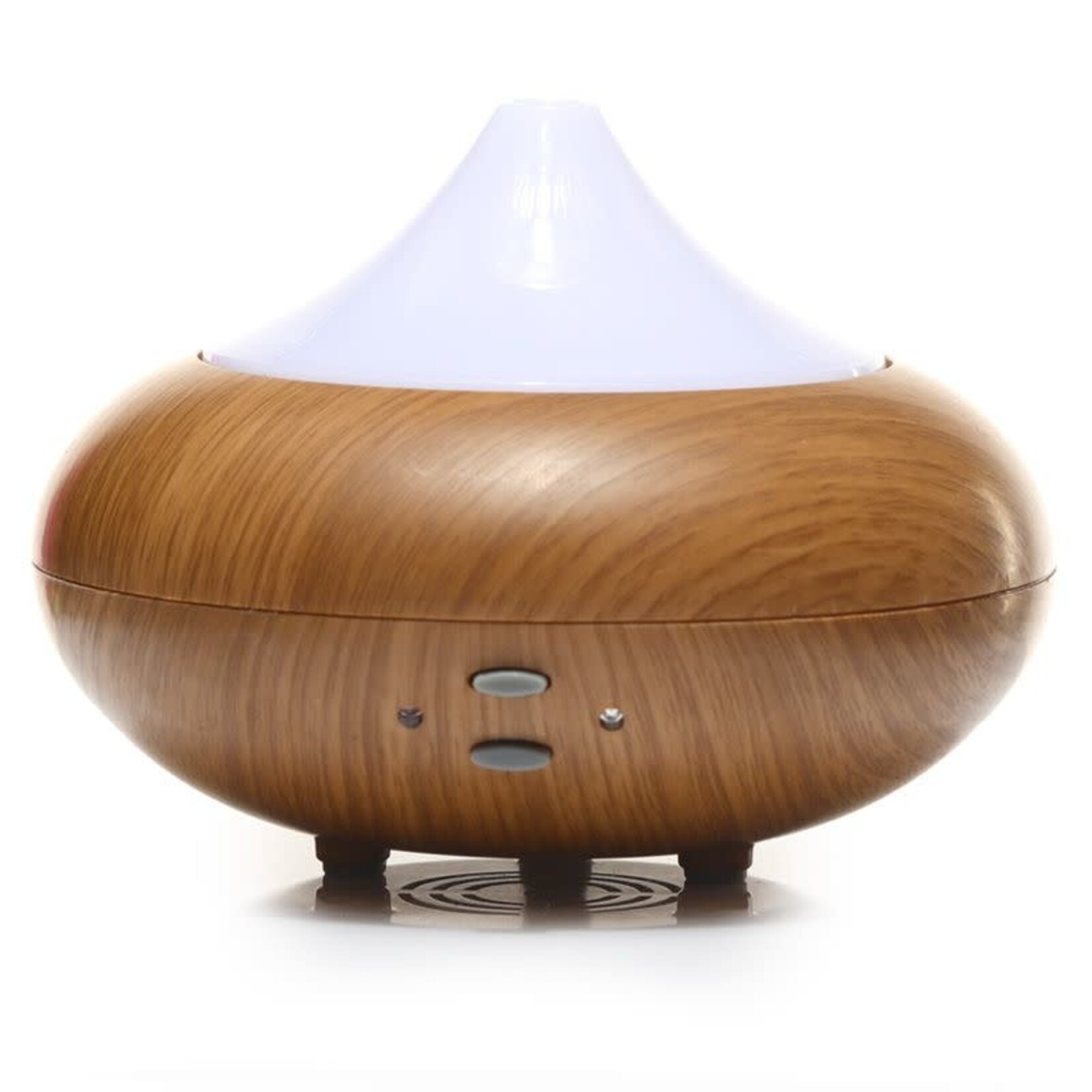Eden geurolie Eden  Kleurveranderende Rond Hout effect USB Aroma Diffuser 100ml