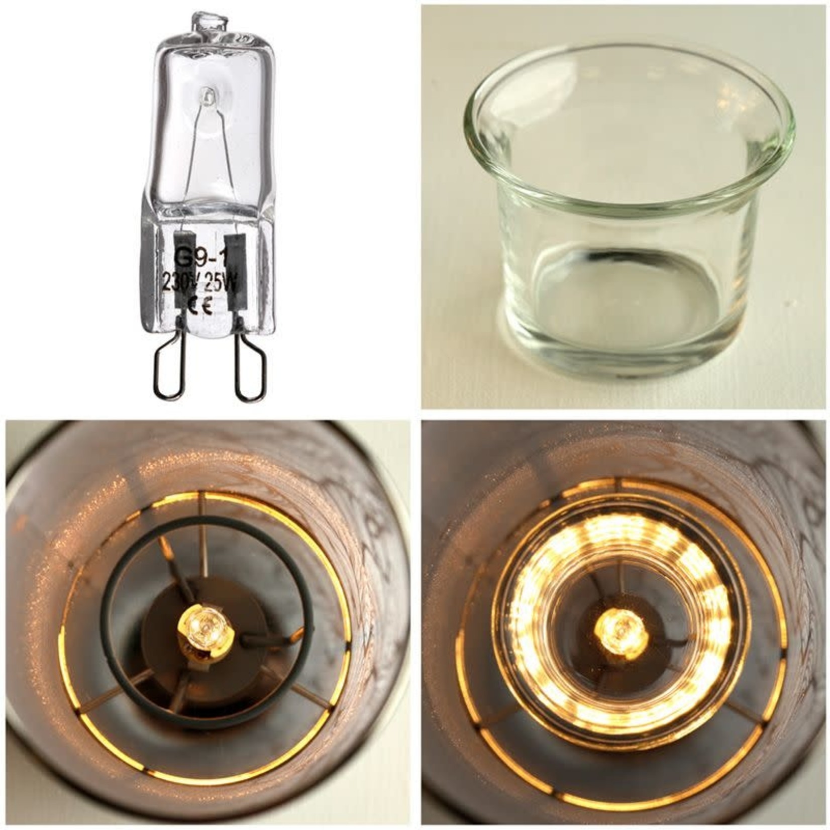 Wax Melt verdamper/ Aroma Lamp Boom Silhouette