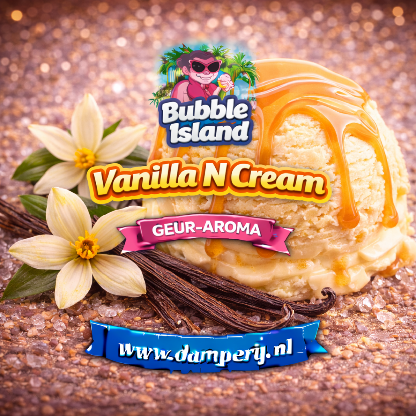 Bubble Island aroma 10 ml Bubble Island Vanilla N Cream aroma 10 ml