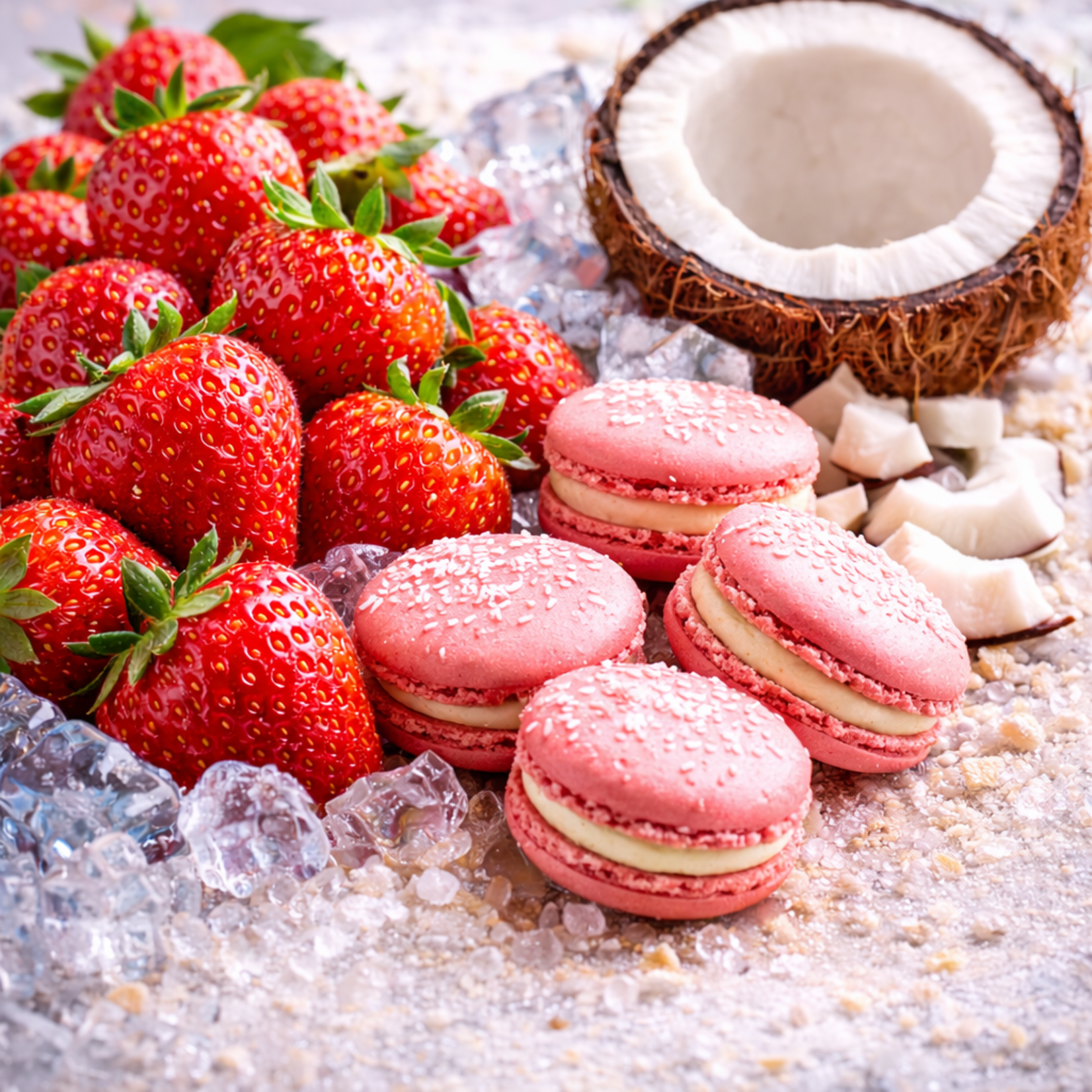 Dinner Lady Dinner Lady  Strawberry Macaroon aroma 30 ml